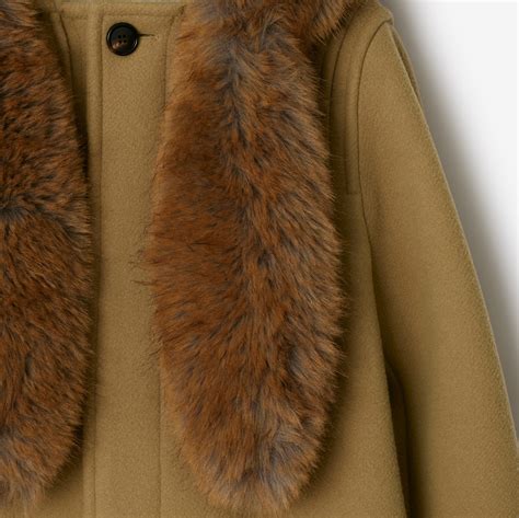 fur trimmed burberry coat 2016|burberry faux fur camel coat.